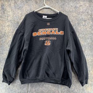 NFL Sweaters Men's Large Adult Cincinnati Bengals Football Long Sleeve Outdoors